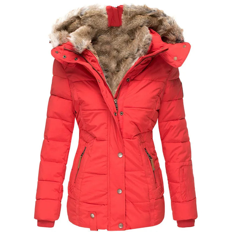 Belén - Warm Winter Coat with Fur Lining