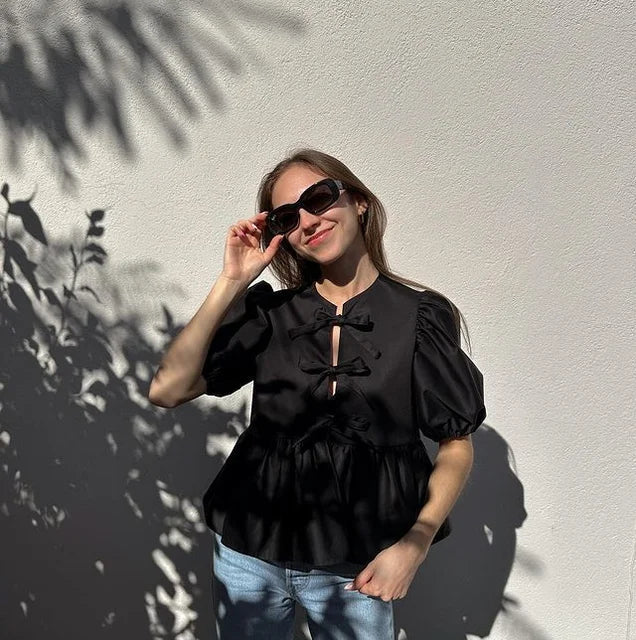 Maisie | Leopard Puff Sleeve Blouse