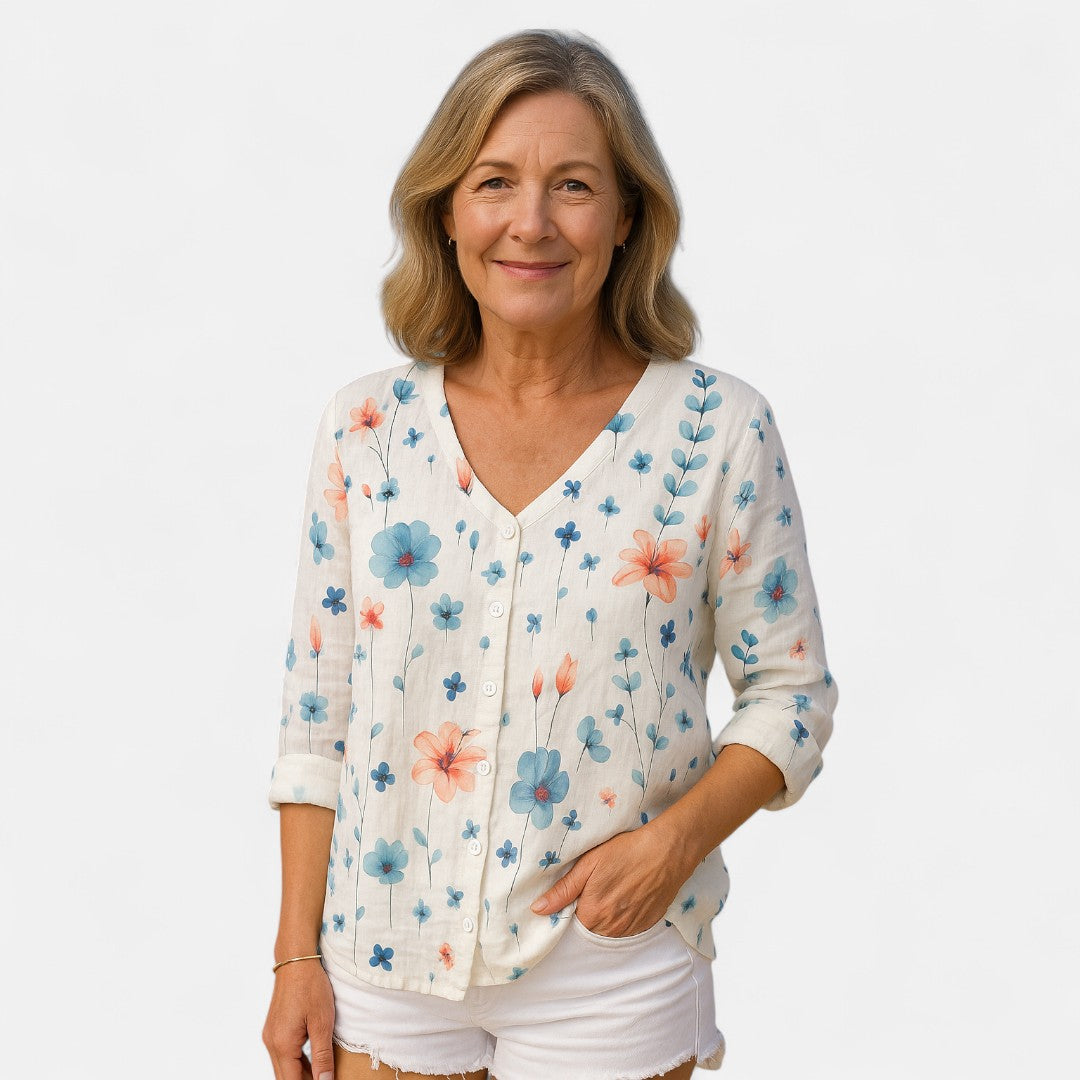 Nina™ | Loose-Fit Floral Top