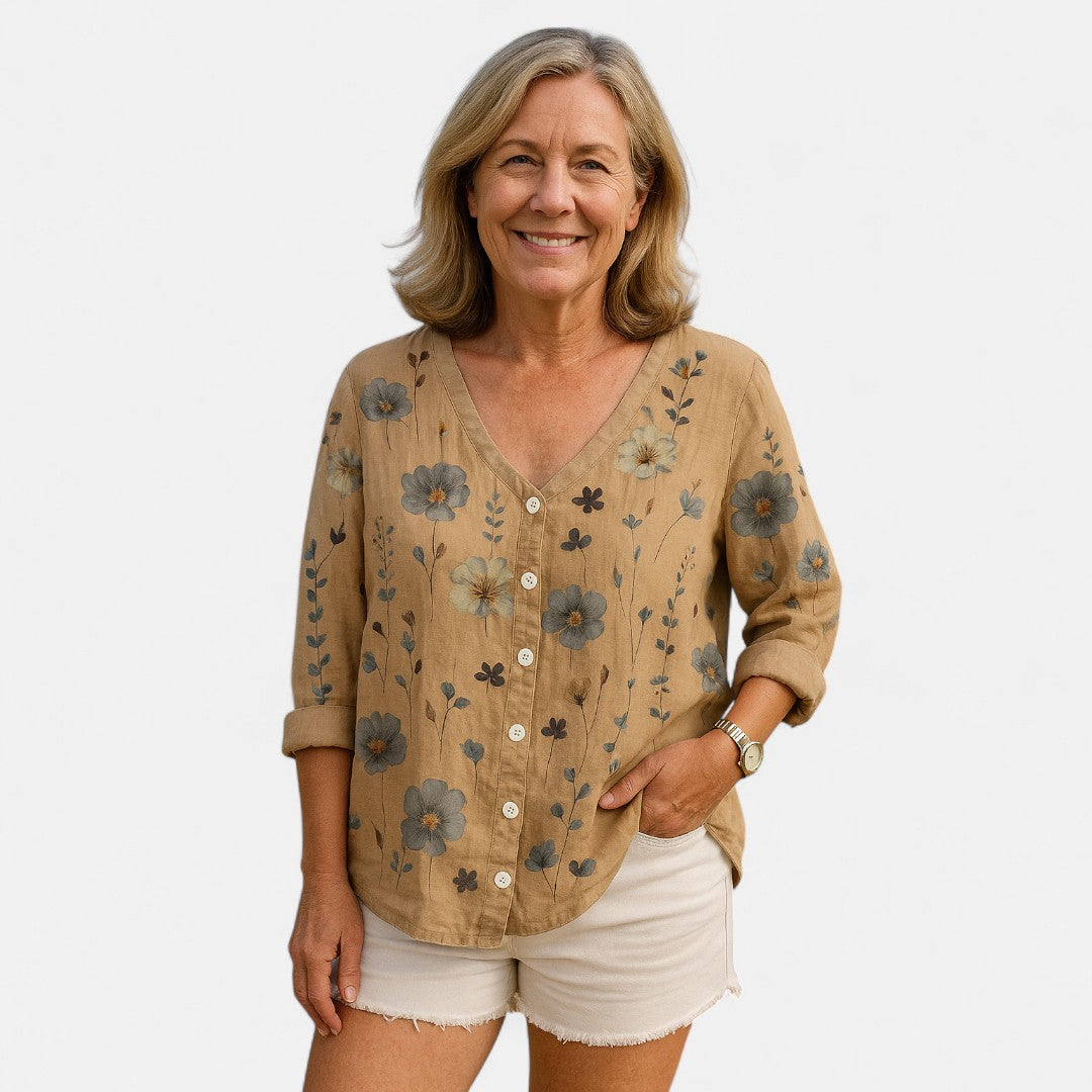 Nina™ | Loose-Fit Floral Top