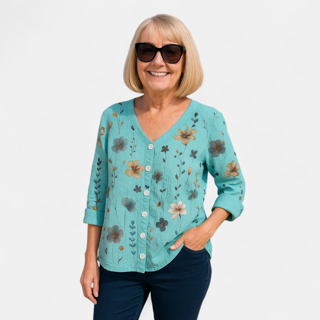 Nina™ | Loose-Fit Floral Top
