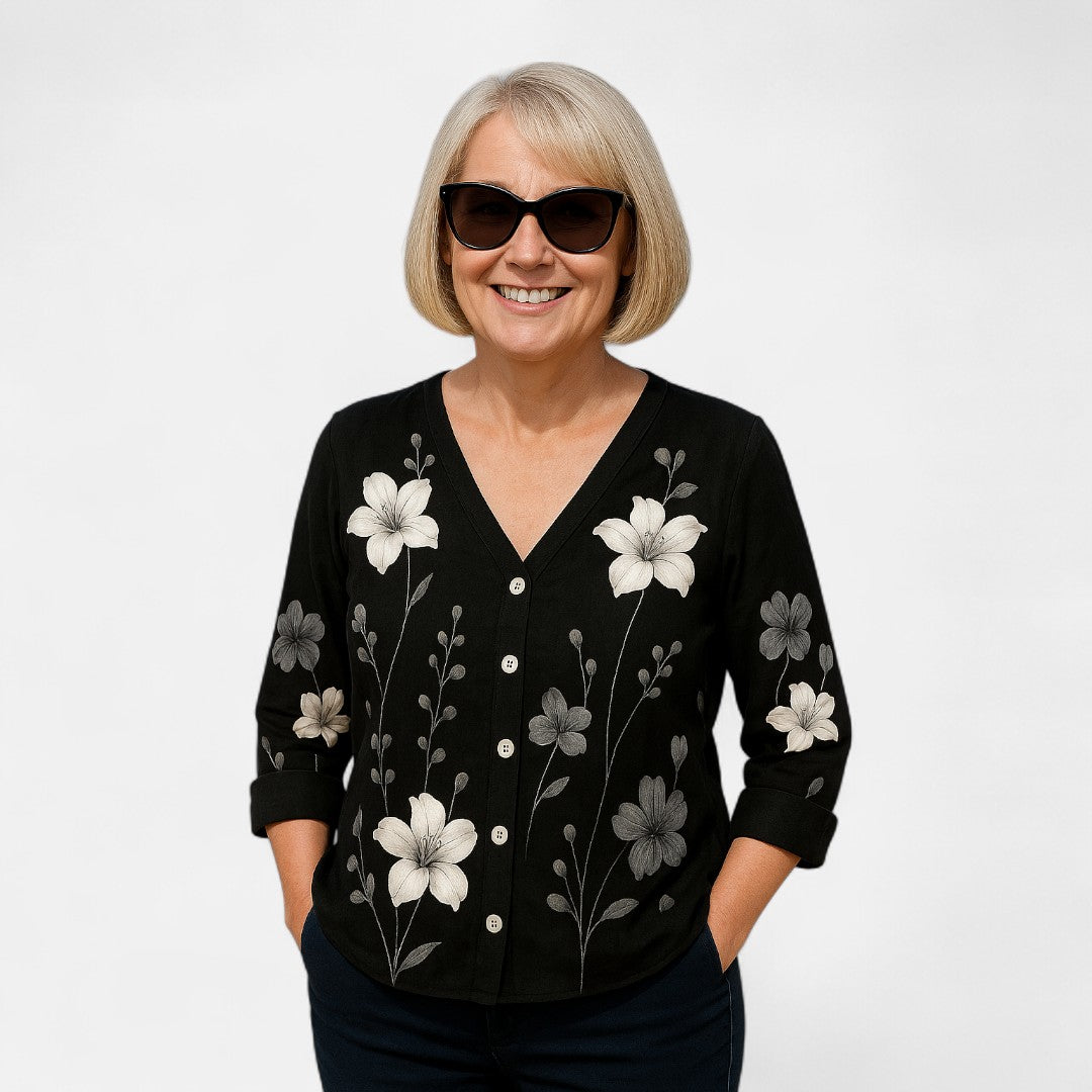 Nina™ | Loose-Fit Floral Top