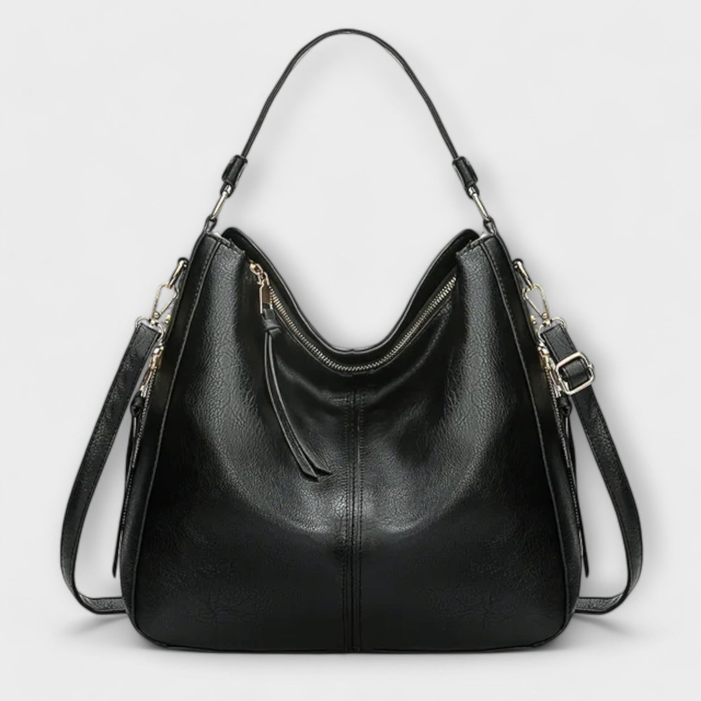 Annabelle | Zip-Accent Shoulder Bag