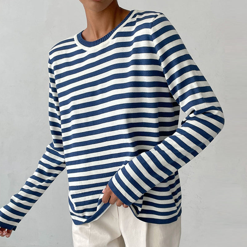 Emma | Casual Striped Knit Top