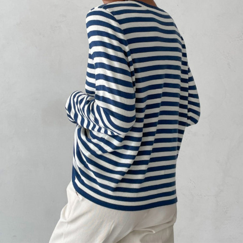 Emma | Casual Striped Knit Top
