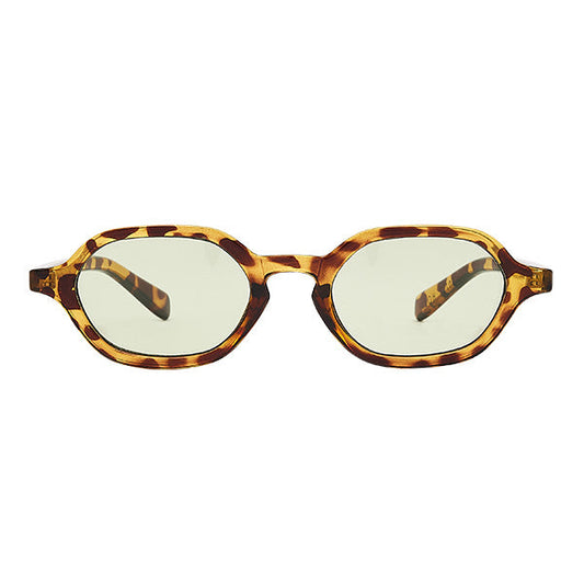 Millisimo Brown Turtle Green Lens Solbrille - CLASSIC | WOMEN