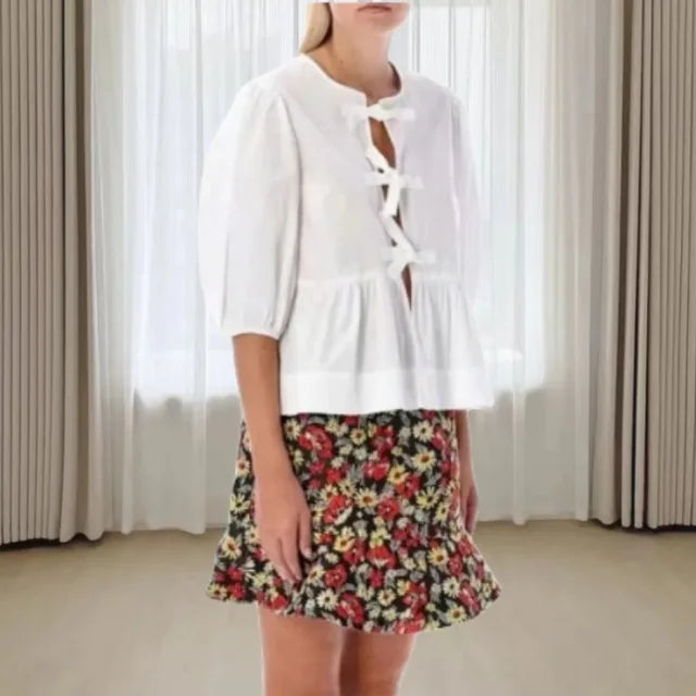 Maisie | Leopard Puff Sleeve Blouse