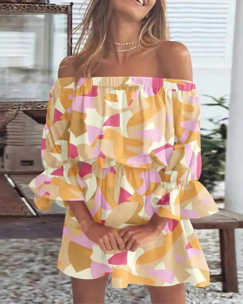 Elena – Off-shoulder midi jurk