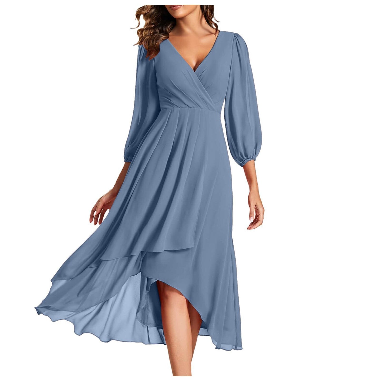 Karin™ | Elegante V-hals jurk