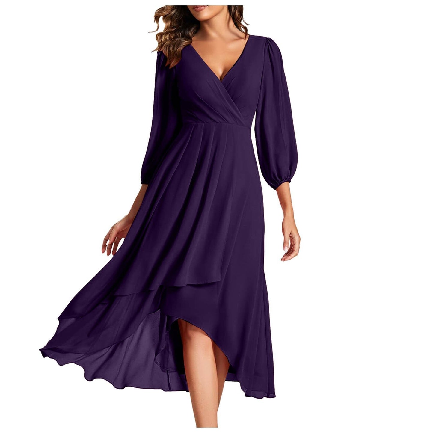 Karin™ | Elegante V-hals jurk