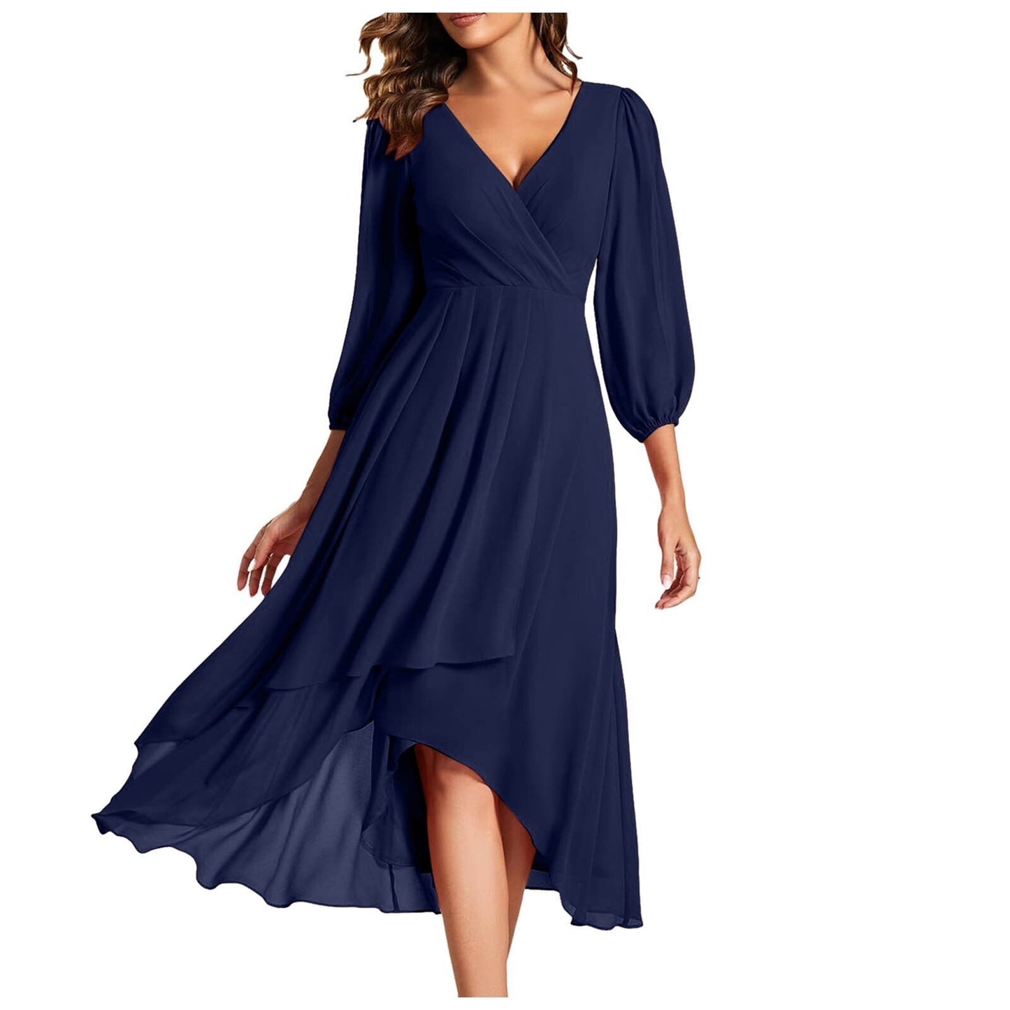 Karin™ | Elegante V-hals jurk