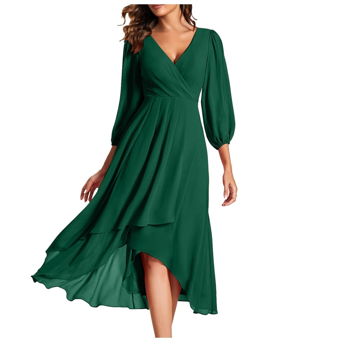 Karin™ | Elegante V-hals jurk