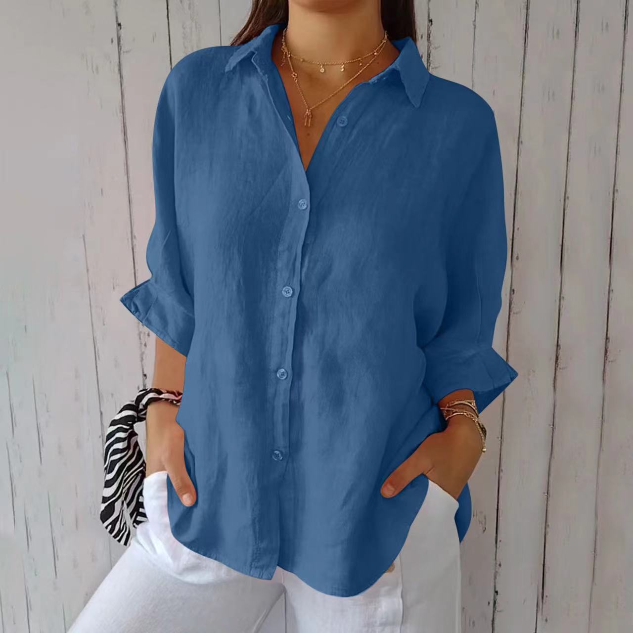 Sophie – Linnen blouse