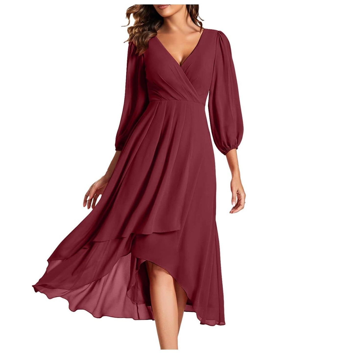 Karin™ | Elegante V-hals jurk