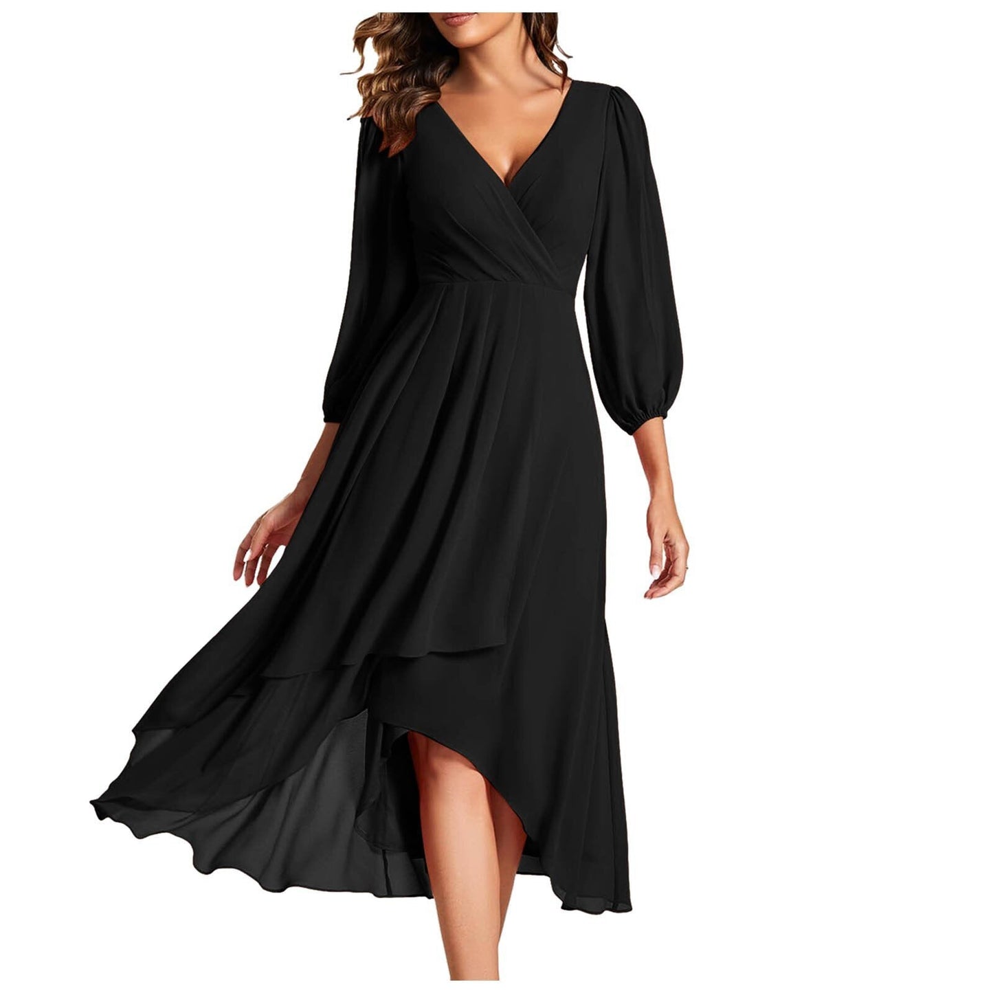 Karin™ | Elegante V-hals jurk