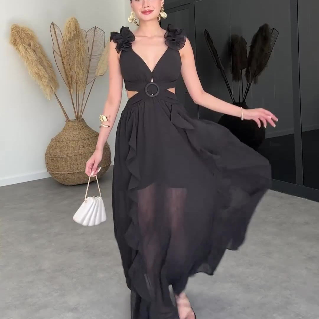 Isadora –Bloemenjurk met V-Hals