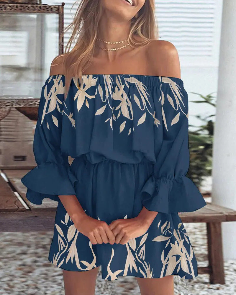 Elena – Off-shoulder midi jurk