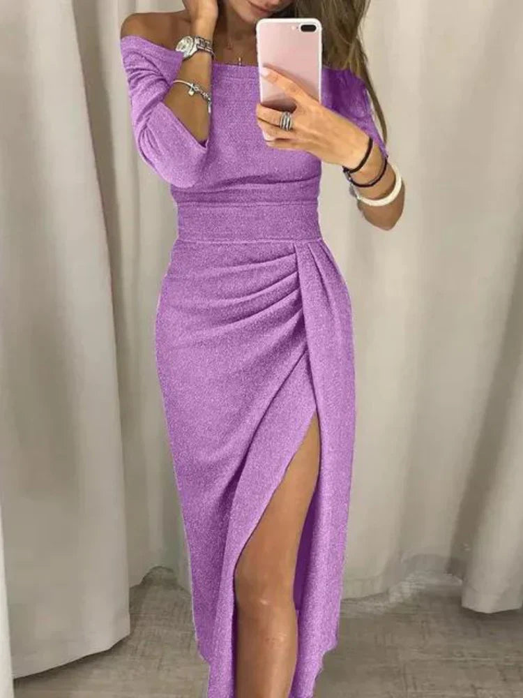 Elena | Lange elegante dames jurk