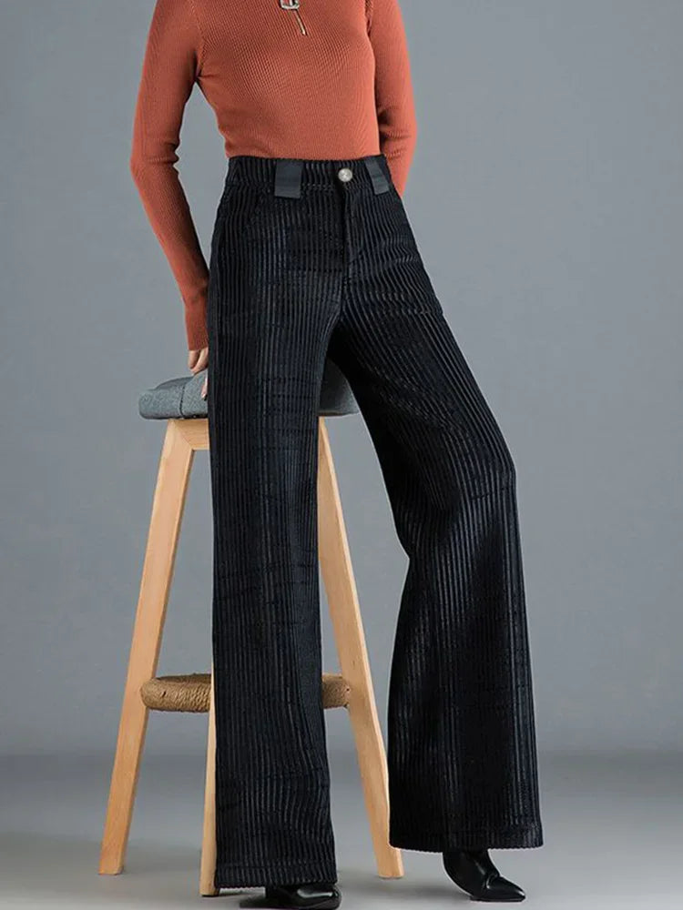 Teodora - Corduroy women's trousers