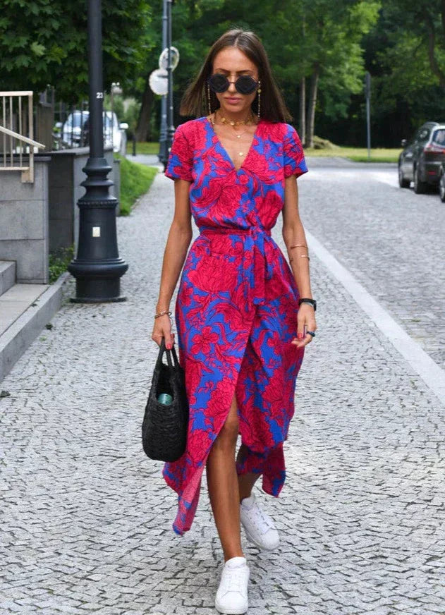 Rebecca | Stylish Floral Printed Maxi Dress