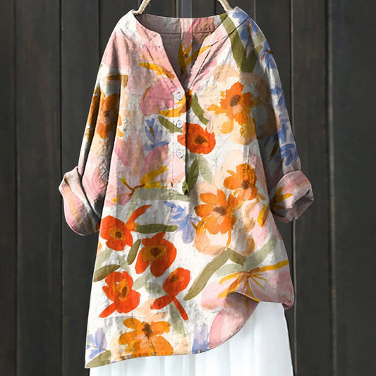 Angela | Relaxed floral blouse