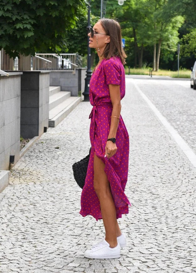 Rebecca | Stylish Floral Printed Maxi Dress