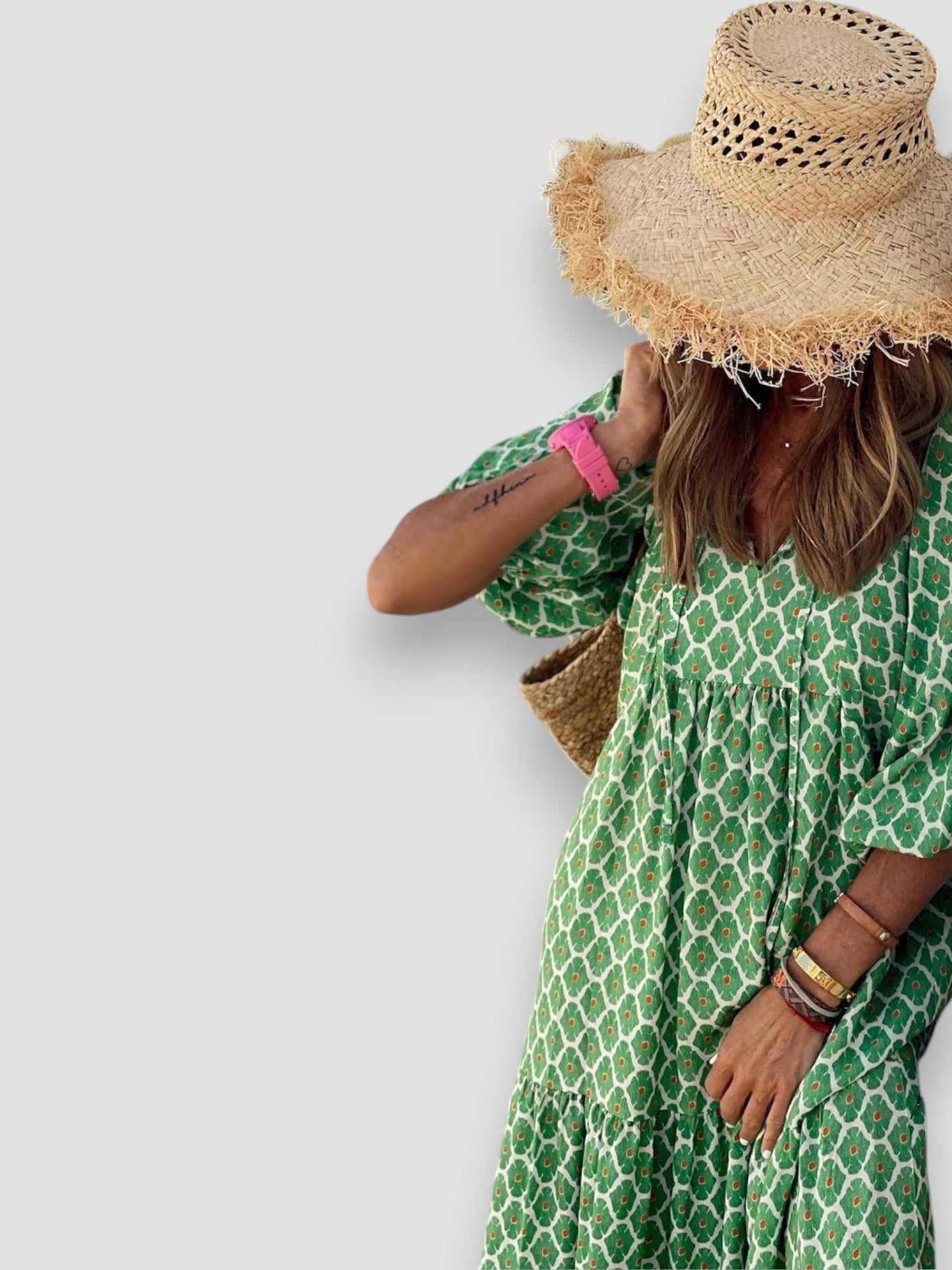 Donna | Stylish Vibrant Floral Dress