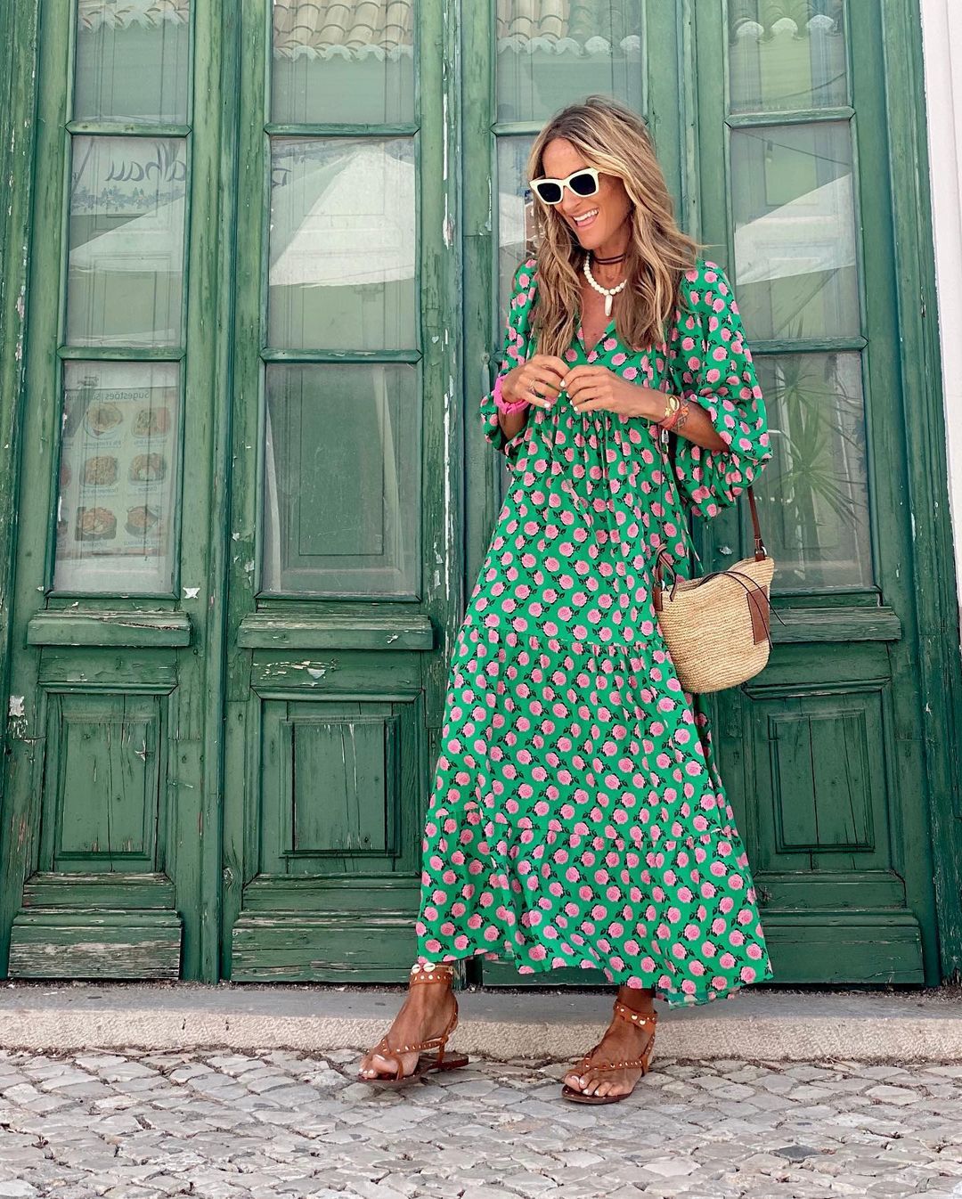 Linda™ | Lange bohemian jurk