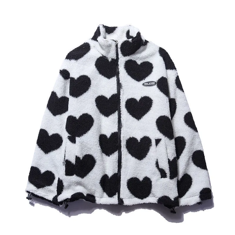 BacioDeluxe™️ | Double-sided heart jacket - unique collection