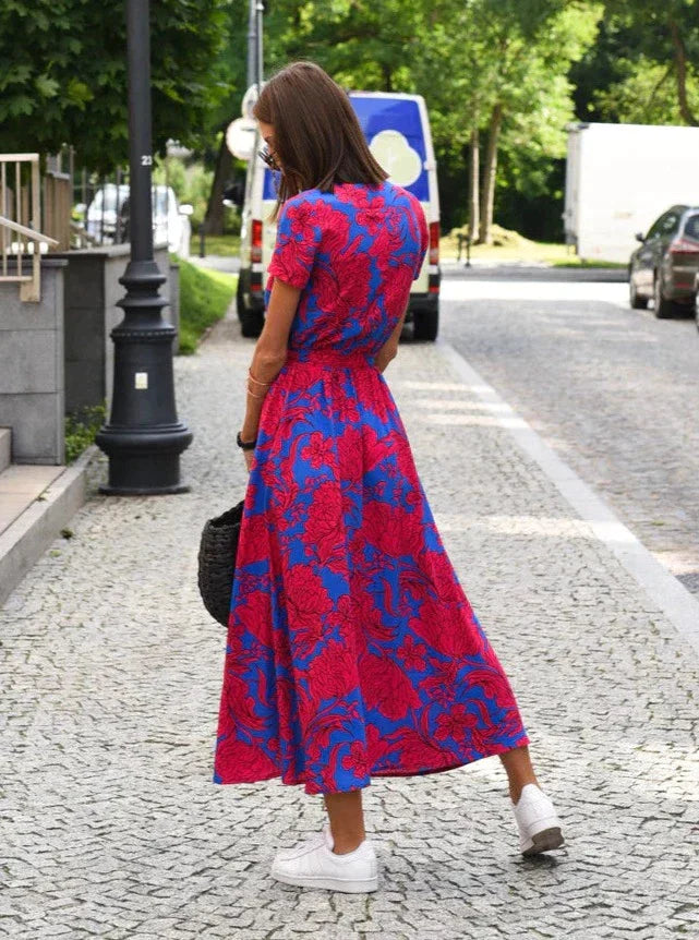 Rebecca | Stylish Floral Printed Maxi Dress