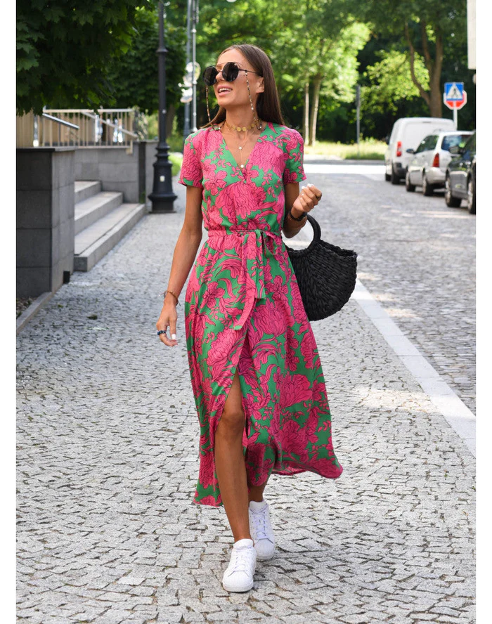 Rebecca | Stylish Floral Printed Maxi Dress