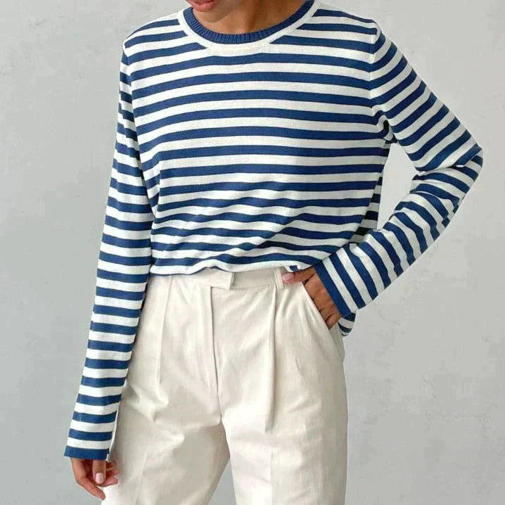 Emma | Casual Striped Knit Top