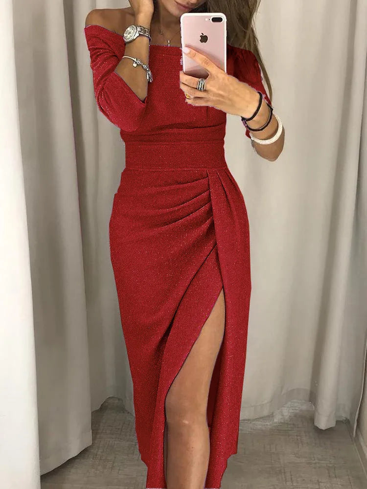 Elena | Lange elegante dames jurk