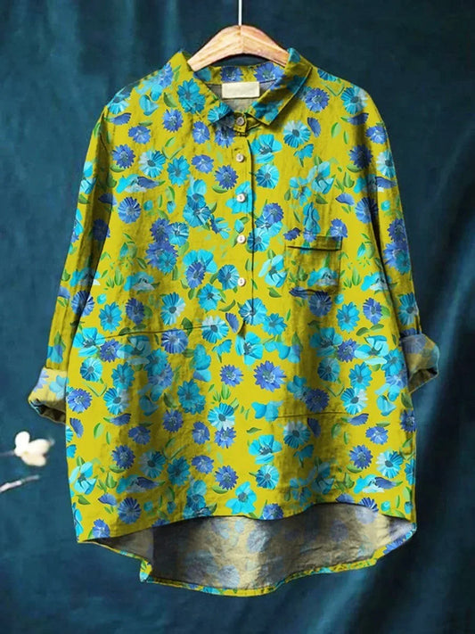 Rosa | Stylish Floral Button Down Shirt
