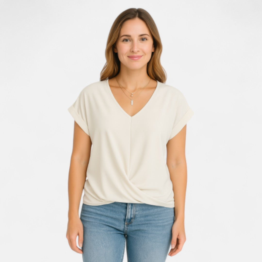 Nina™ | Casual Twist Top