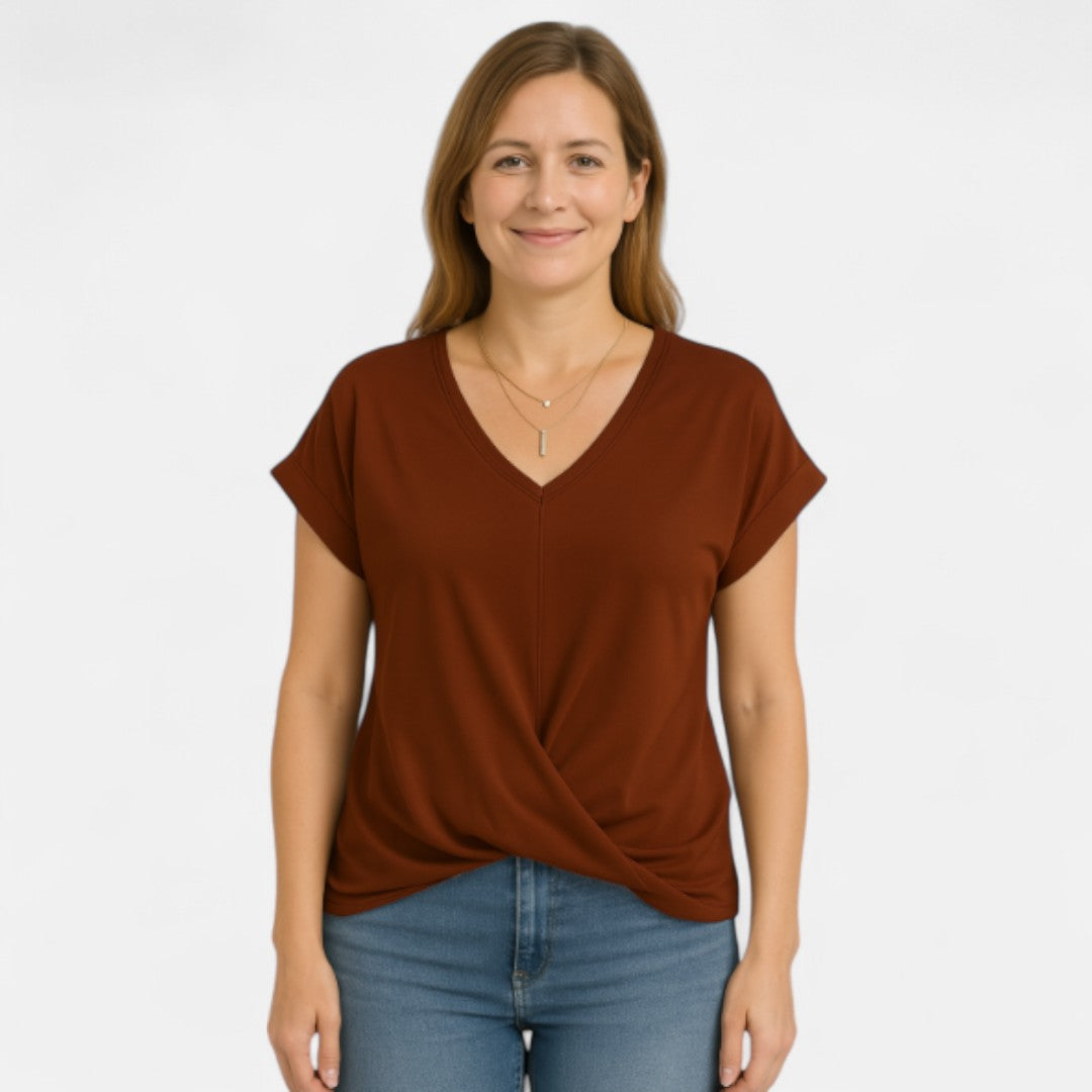 Nina™ | Casual Twist Top