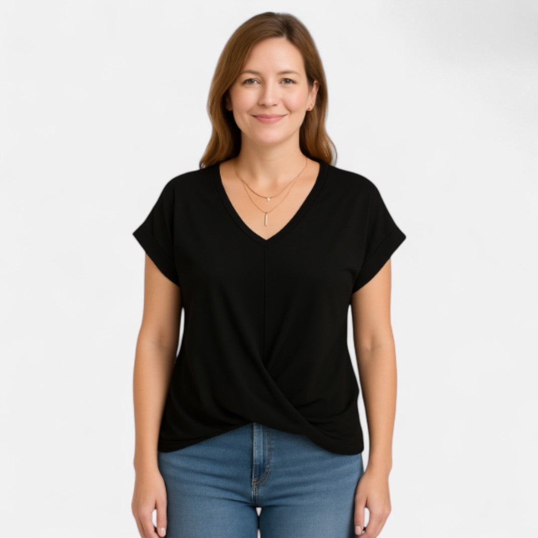 Nina™ | Casual Twist Top