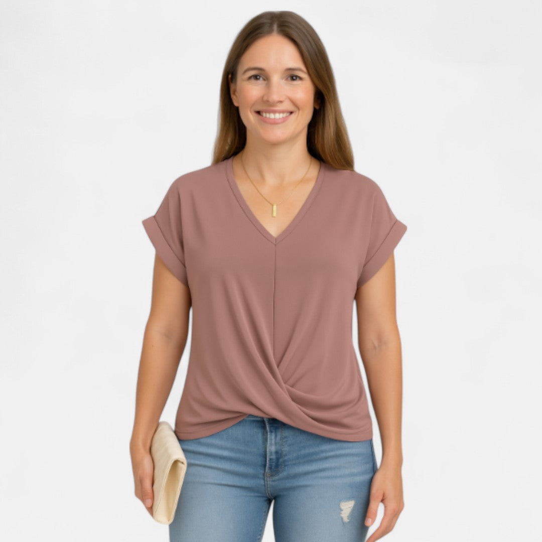 Nina™ | Casual Twist Top