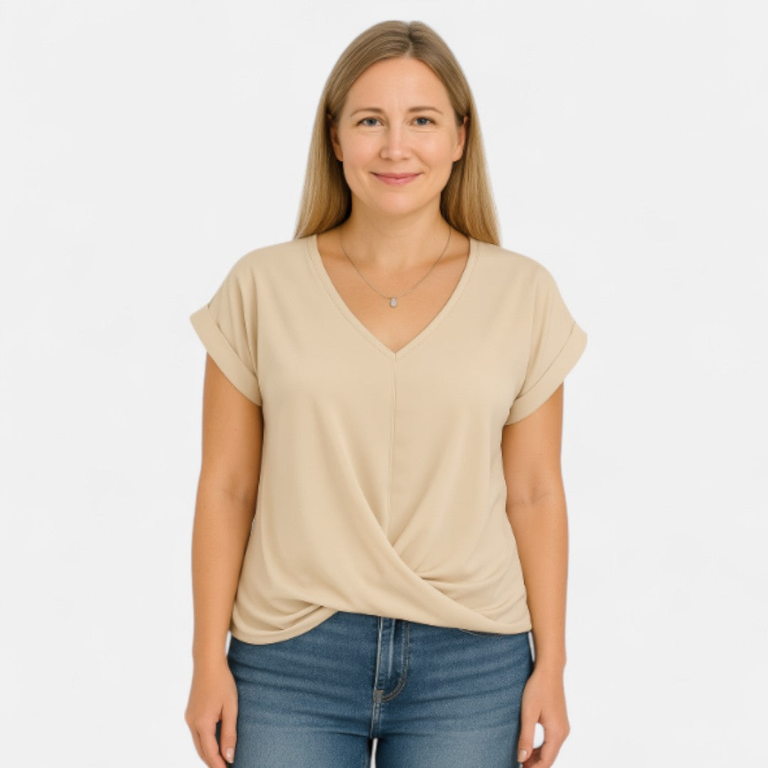 Nina™ | Casual Twist Top