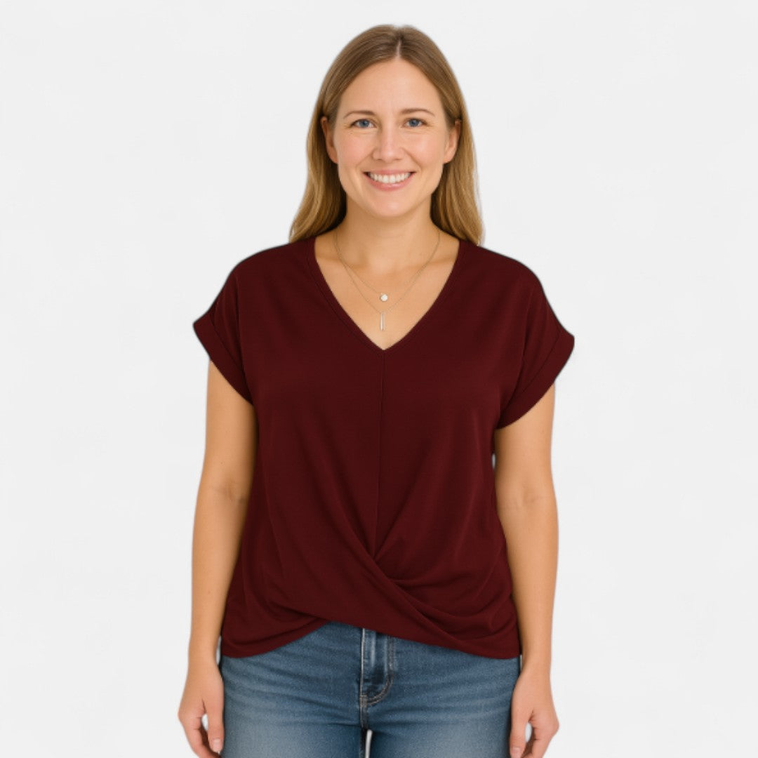 Nina™ | Casual Twist Top