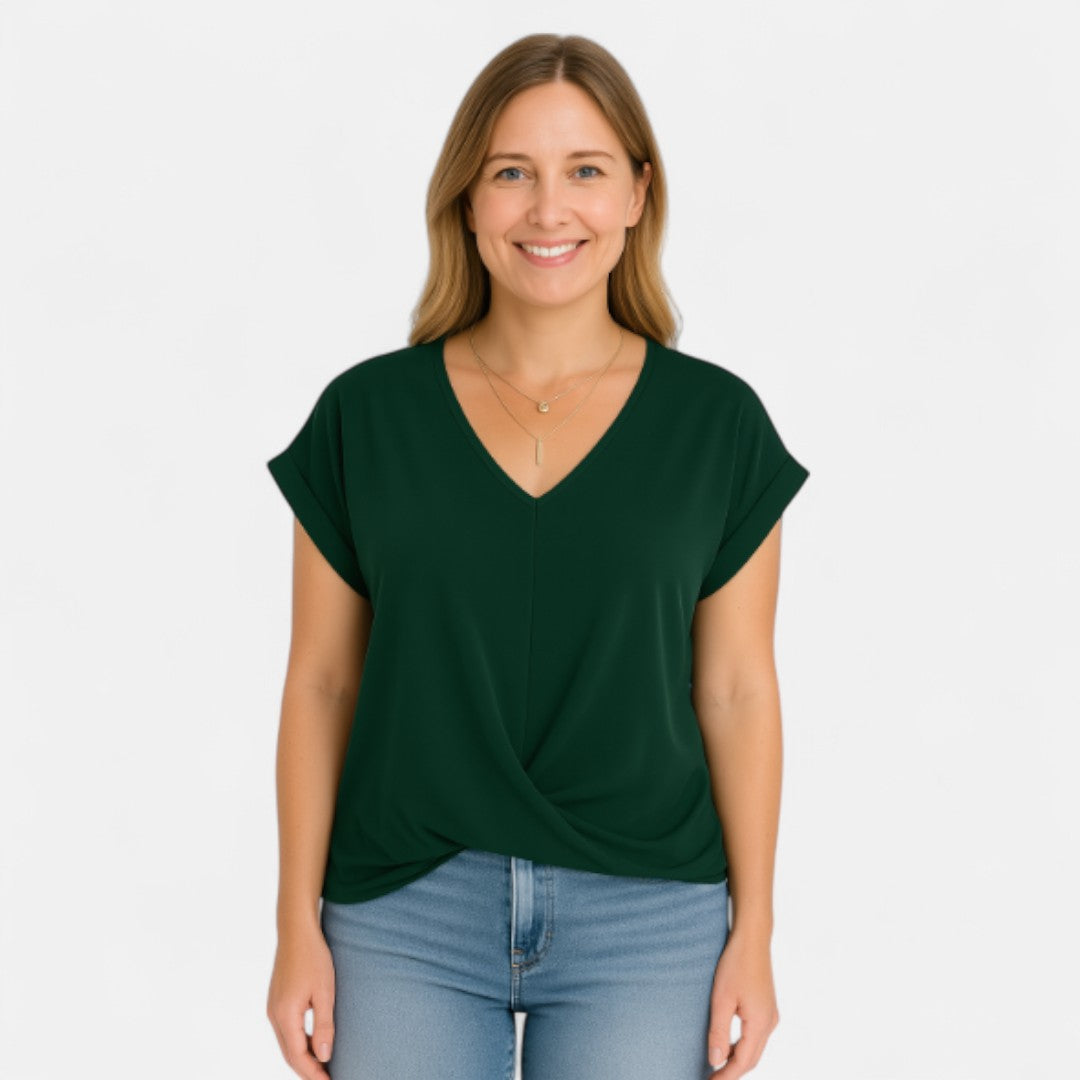 Nina™ | Casual Twist Top