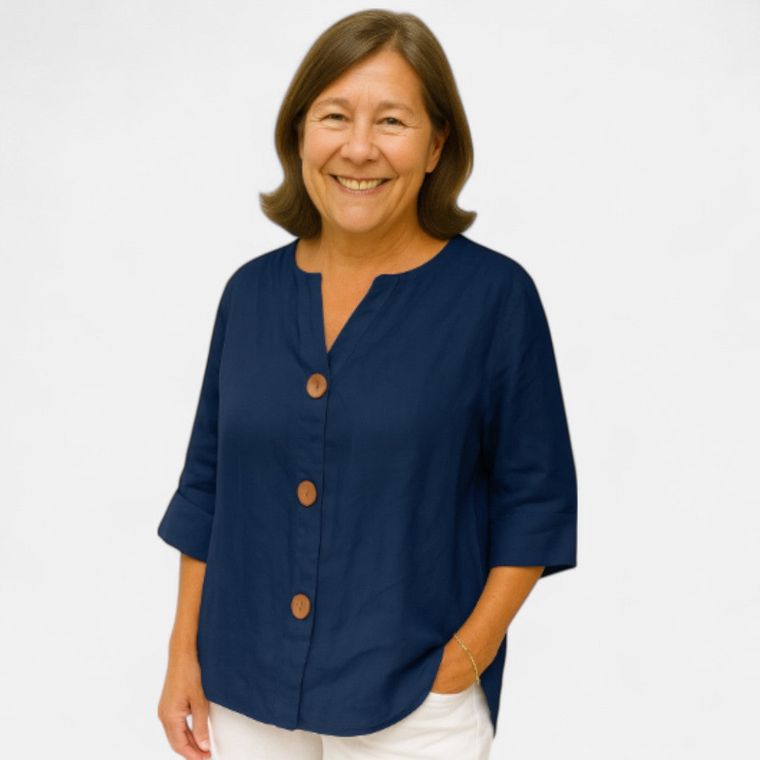 Nina™ | Comfortable Loose-Fit Blouse
