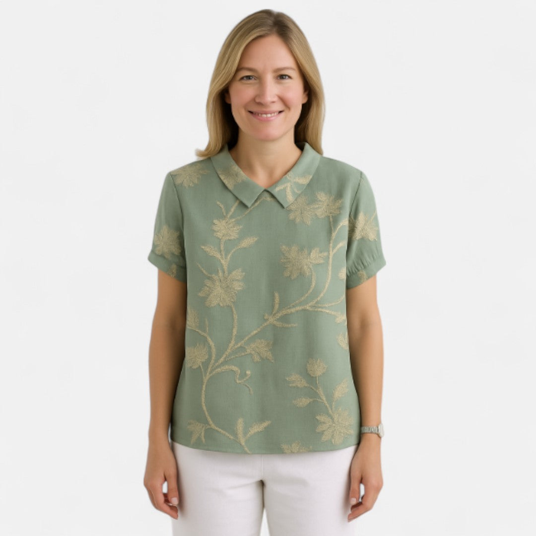 Nina™ | Floral Print Blouse