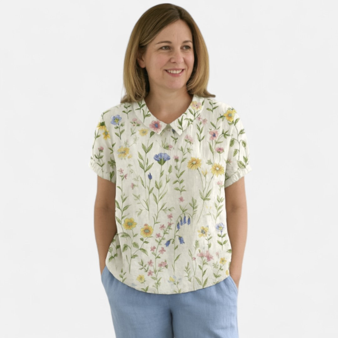 Nina™ | Floral Print Blouse