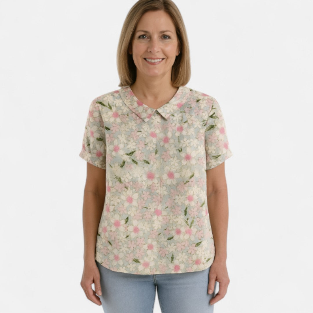Nina™ | Floral Print Blouse