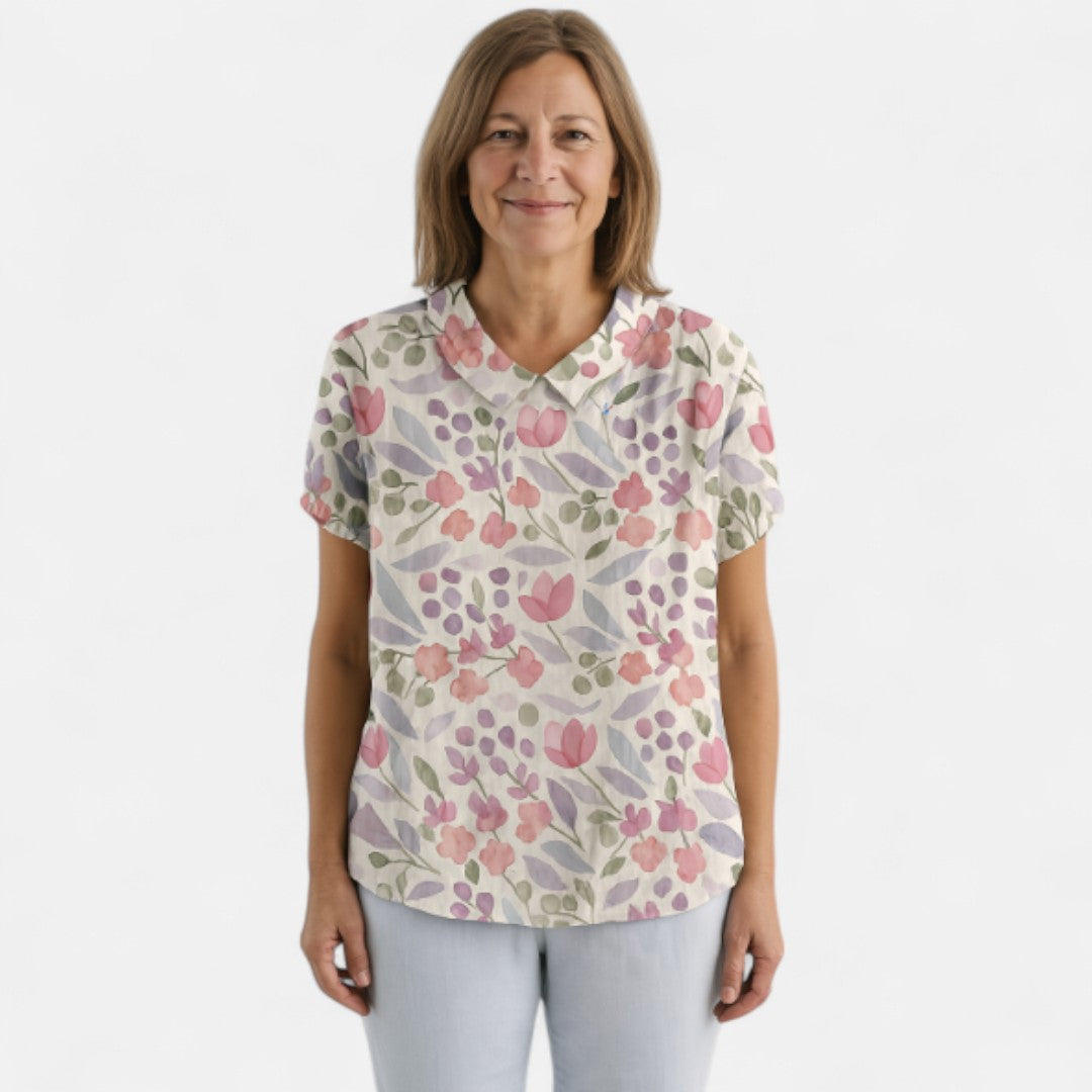 Nina™ | Floral Print Blouse