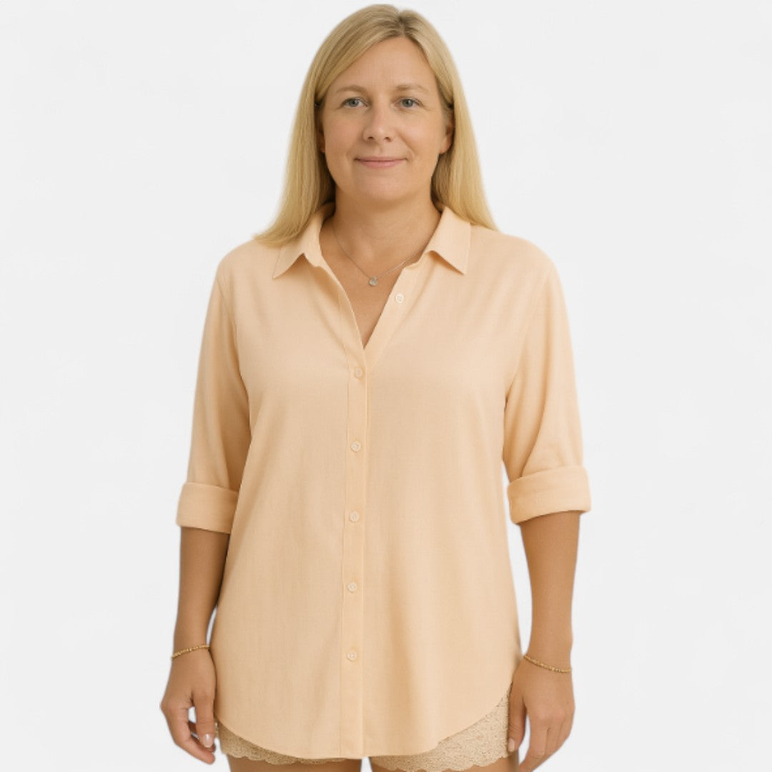 Nina™ | Linen Shirt Dress