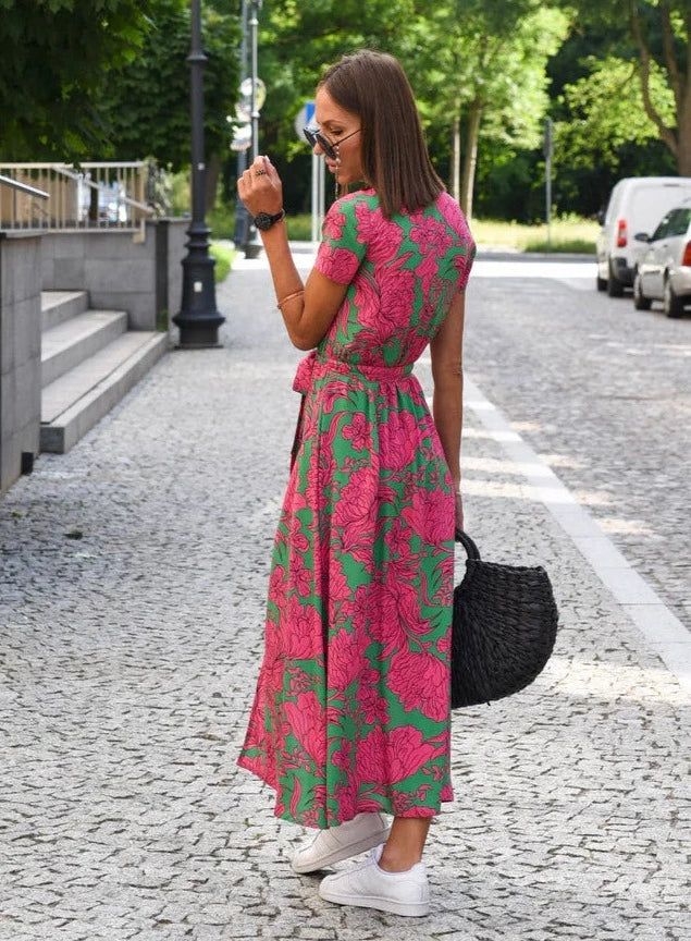 Rebecca | Stylish Floral Printed Maxi Dress