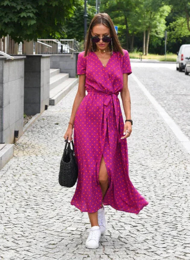 Rebecca | Stylish Floral Printed Maxi Dress