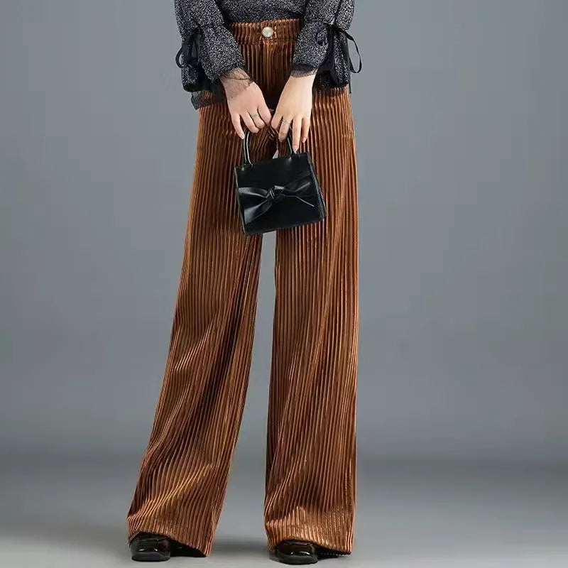 Teodora - Corduroy women's trousers